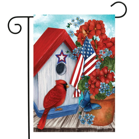 Briarwood Lane American Cardinal Garden Flag