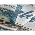 thumbnail image 4 of Ambesonne Shark Quilted Bedspread Set 3 Pcs, Dangerous Fish Holds Plaque, King Size, Multicolor, 4 of 5