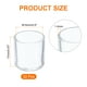 thumbnail image 2 of Uxcell 32Pcs Protectores de patas de silla de silicona de 0.63" redondos, tapas antideslizantes para patas de silla para suelos de madera, transparentes, 2 of 6