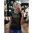thumbnail image 2 of Gold Triangle Square Art T-Shirt Women -Image by Shutterstock, Female XX-Large, 2 of 4