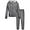 Heather Grey Lining, variant on Pro Athlete Boys Tracksuit Set - 2 Piece Soft Fleece Zip Up Hoodie and Jogger Sweatpants For Boys