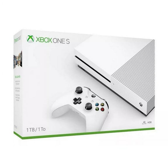 Restored Xbox One S 1TB Console [Previous Generation] , White (Refurbished)