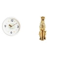 thumbnail image 1 of Reloj De Pared Dorado Moderno Con Escultura De Guepardo, Decorativo, Colgante, Centro De Mesa, Silencioso, Con Números Grandes, Adorno De Mesa Para Oficina, Hogar, Estudio, Habitación., 1 of 8