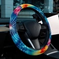 thumbnail image 6 of Tie Dye 14.5 Inch Printing PVC Leather Auto Accessories Steering Wheel Covers, 6 of 6