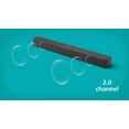 thumbnail image 2 of Philips B4000 2.0 Channel Enhanced Stereo Soundbar, Black, 2 of 11