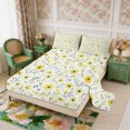 thumbnail image 2 of Manfei Cottagecore Blossom Bed Sheets 4-Piece,Vintage Flowers Leaves Full Size Sheets,1 Flat Sheet,1 Fitted Sheet and 2 Pillowcases, 2 of 6