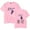 Pink, variant on Hayd How Close Am I World Tour 2024 Merch Short Sleeve T-shirt Unisex Fashion Crew Neck Top