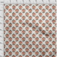 thumbnail image 4 of oneOone Polyester Lycra White Fabric Asian Retro Floral Sewing Craft Projects Fabric Prints By Yard 56 Inch Wide, 4 of 4
