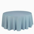 thumbnail image 5 of Efavormart 10 Pack Round Tablecloth, 120 Inch Stain & Wrinkle Resistant Washable Table Cloth, Decorative Polyester Fabric Table Cover for Banquet, Wedding, Dining- Dusty Blue, 5 of 9