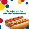 thumbnail image 3 of Wonder Bread Classic Hot Dog Buns, White Bread Hot Dog Buns, 8 Ct, Shelf-Stable, 3 of 15