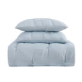 thumbnail image 2 of Truly Soft Pleated Light Blue Twin XL Duvet Cover Set, 2 of 6