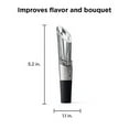 thumbnail image 2 of Rabbit Super Wine Aerator and Pourer (Stainless Steel/Black/Clear), 2 of 3