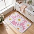 thumbnail image 6 of SIXHOME 20"x32" Cute Daisy Bathroom Rug Non Slip Bath Mat Ultra-Soft Super Absorbent Quick Dry Bathroom Mat Machine Washable Single-Needle Tufted Floral Bath Mats for Bathroom Floor Pink, 6 of 7