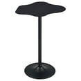 thumbnail image 3 of 42 Inch Modern Bar Table- Black Metal Frame- Irregular Cloud Design, 3 of 5