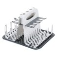 thumbnail image 2 of Bottle Drying Rack with Removable Drain Tray Drying Station for Dinner Table yotijar Estante de secado de botellas, 2 of 8