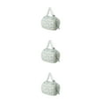 thumbnail image 3 of Justharion Sac de Courses de Voyage Pratique Réutilisable en Polyester pour Courses Fleur Bleue 3Set, 3 of 6