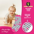 thumbnail image 3 of Peak 2 Peak Unisex Infant, Baby and Toddler 6-Pack assorted Ankle Socks - Designs and Colors(I Love Mom, 12-24 Months), 3 of 3
