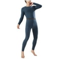 thumbnail image 2 of Ensemble Décontracté pour Hommes en Molleton Thermique Épaissi à Manches Longues et Col Rond, 2 of 5