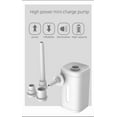 thumbnail image 3 of Mini Portable Air Pump 4000mAH Battery USB Rechargeable Pump with 4 Nozzles, Lighting, Quick Inflator/Deflator Pump for Camping, Inflatable Cushions, Air Mattress Beds, Swimming Ring, 3 of 9