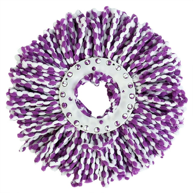 Cabezal de fregona Jadeshay giratorio de microfibra para suelo color Blanco