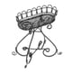 thumbnail image 3 of Estante de Metal en miniatura para niños, adorno de soporte, juguete para juego de imitación, Escena de jardín en miniatura, Mini macetero, estante Negro, 3 of 8