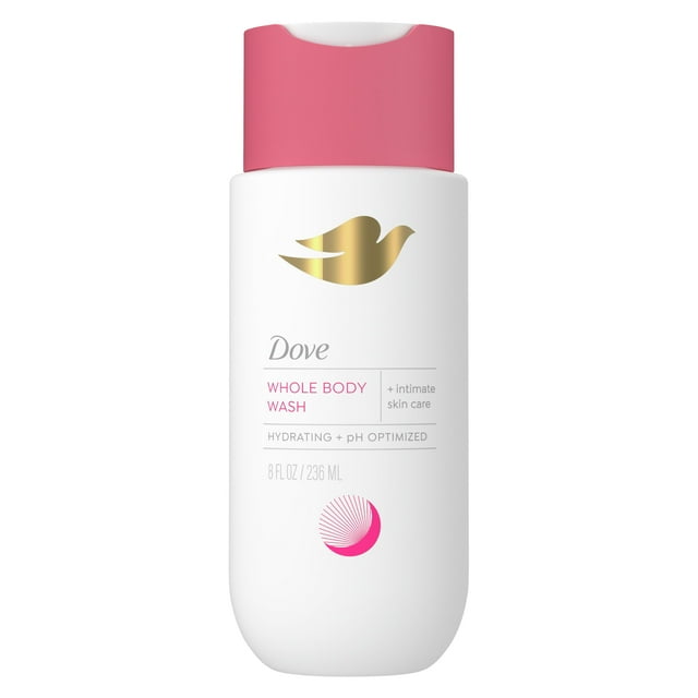 Jabón íntimo Dove para todo el cuerpo con pH optimizado para mujeres, 240 ml