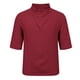 thumbnail image 1 of Camisa de manga corta irregular de seda helada para hombre - Diseño de pelo oscuro, mezcla de algodón, 1 of 8