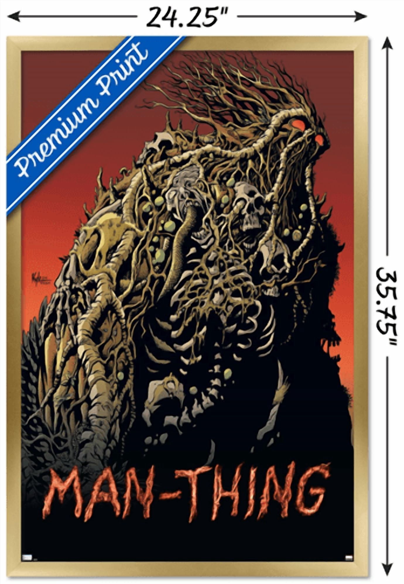 Marvel Comics: Man-Thing #2 Wall Poster, 22.375" x 34" Framed