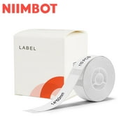 NIIMBOT Label Maker Tape for D11/D110/D101/H1S Address Labels Name File Folder Waterproof Sticker Labels for School, Baby Bottles, Clothes, 0.55" x 2.37"(14 x 60mm), 110 Labels/Roll, White
