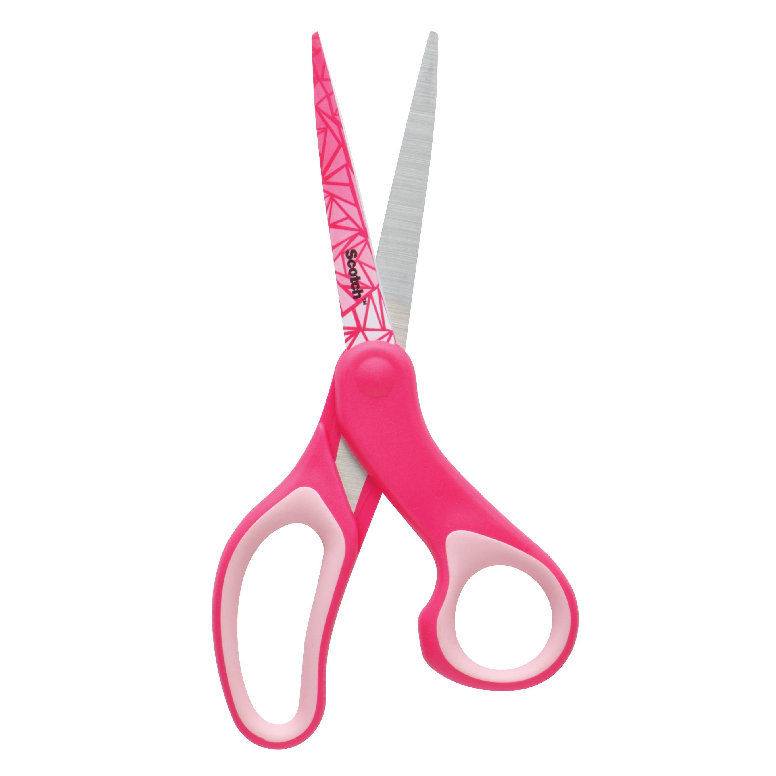 Great Value, Scotch® Multi-Purpose Scissors, 8 Long, 3.38 Cut Length,  Gray/Red Straight Handle by 3M/COMMERCIAL TAPE DIV.