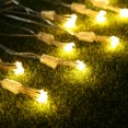 thumbnail image 2 of Kuymtek Lámpara de cadena de fuegos artificiales de diente de león, árbol de Navidad, decoración del hogar (batería 100LED), 2 of 6