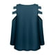 thumbnail image 5 of Blusa informal de manga larga con cuello y cremallera para mujer Fridja  hj4696, 5 of 9