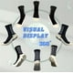 thumbnail image 4 of ZYNERY Playeros para Fútbol - 4 Pares - Talla Única - Negro, 4 of 6