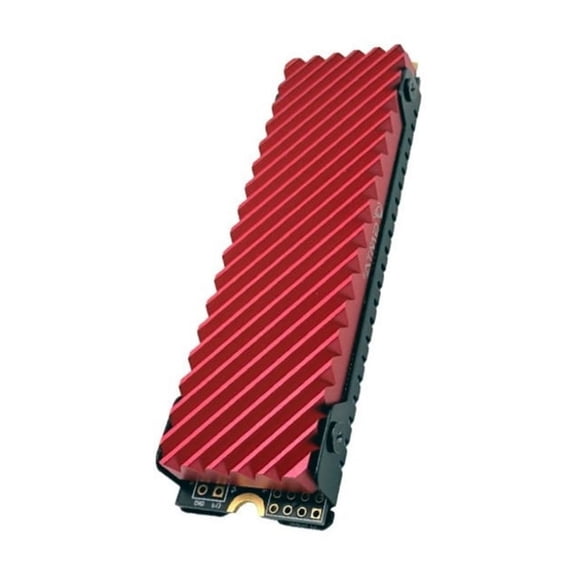 Aluminum Heatsink For NVME Solid Disk Ventilated Base Enhances Heat Dissipation