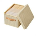 thumbnail image 2 of Bexikou Closet Organizer Bins, Storage Baskets for Shelves, Closet Storage Bins with Handles, Closet Shelf Organizer and Storage, Storage Bins for Organizing, Large, 2 of 7