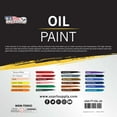 thumbnail image 3 of 24 Color Set of Art Oil Paint in 12ml Tubes - Rich Vivid Colors for Artists, Students, Beginners - Canvas Portrait, 3 of 4
