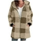 thumbnail image 3 of Camisas de maestra,Abrigo de lana sintética para mujer, chaqueta de invierno de manga larga con cremallera, prenda exterior de poliéster para uso informal, sopatenor, 3 of 9