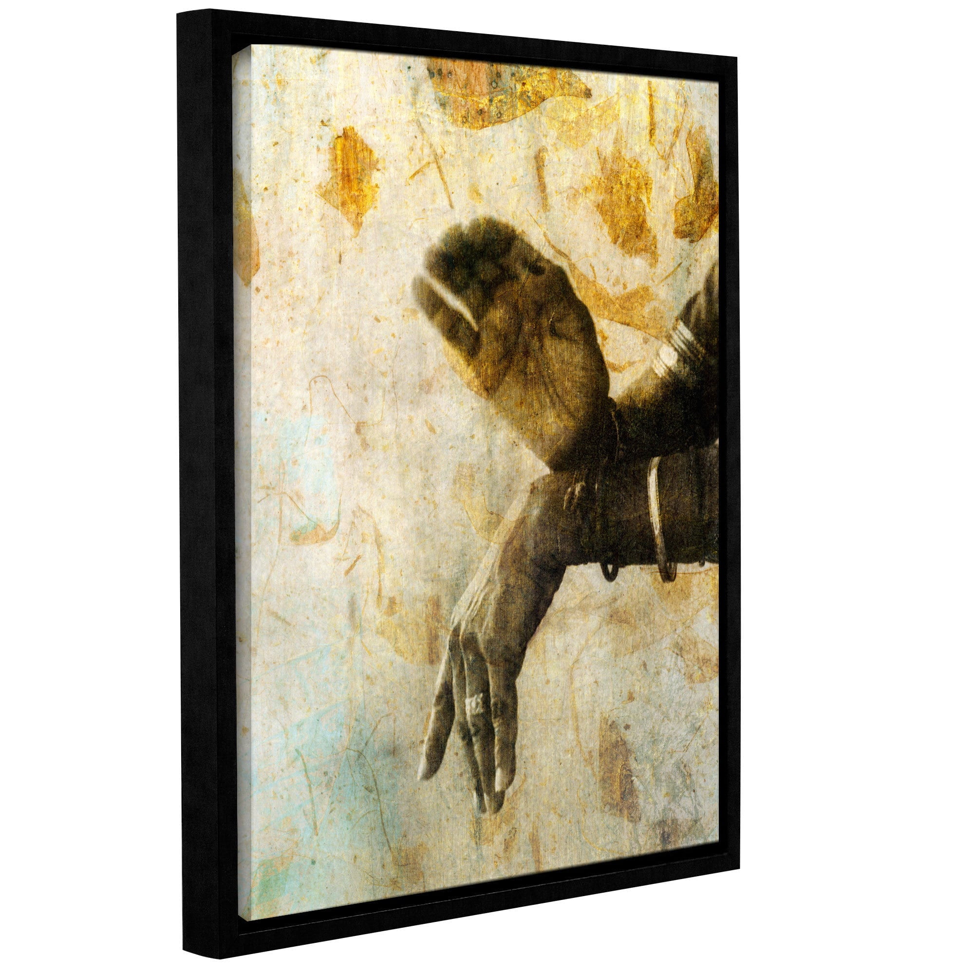 ArtWall Elena Ray "Sacred Mudra" Gallery-Wrapped Floater-Framed Canvas