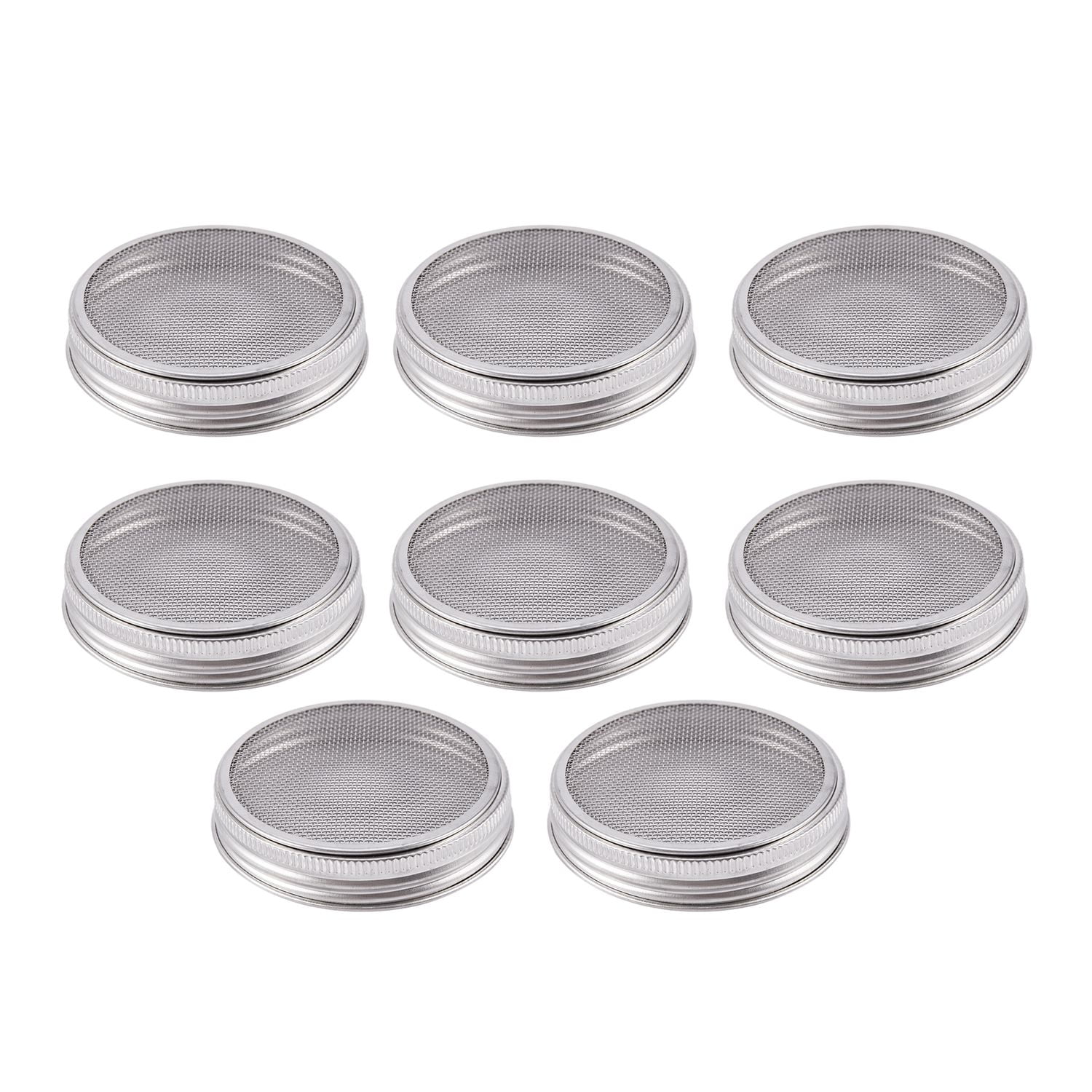 5PCS Stainless Steel Lids Strainer Sprouting Screen Filter for Mason Jar Canning 