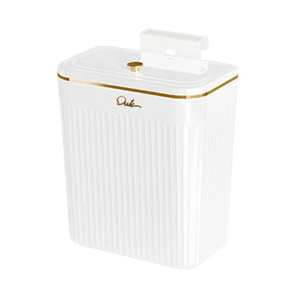 Cabinet Door Trash Garbage Bin Cabinet Bathroom Indoor Office Waste Basket L