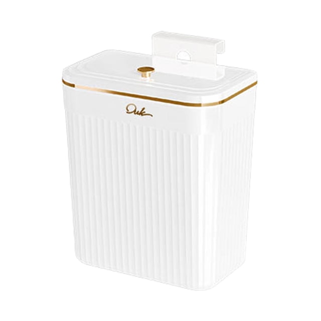 Garbage Can Rubbish Container Storage Bucket Wall Mounted Kitchen Counter Compost Bin , L L