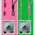 thumbnail image 5 of for Samsung Galaxy Z Flip 5 Clear Case with Hinge Protection and Long Rope Shoulder Strap, Military Grade Drop Protection Durable Sturdy Slim Protective Phone Case for Samsung Galaxy Z Flip 5, Green, 5 of 7