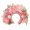 Pink, variant on Jiibva Blue DIY Flower Crown Making Craft Kit Floral Wreath Hair Accessory Set 38x32x5cm 5 Pack