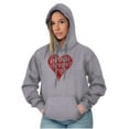 thumbnail image 3 of Mom Loves You Heart Mothers Day Women Plus Size Graphic Pullover Hoodie Brisco Brands 2X, 3 of 4