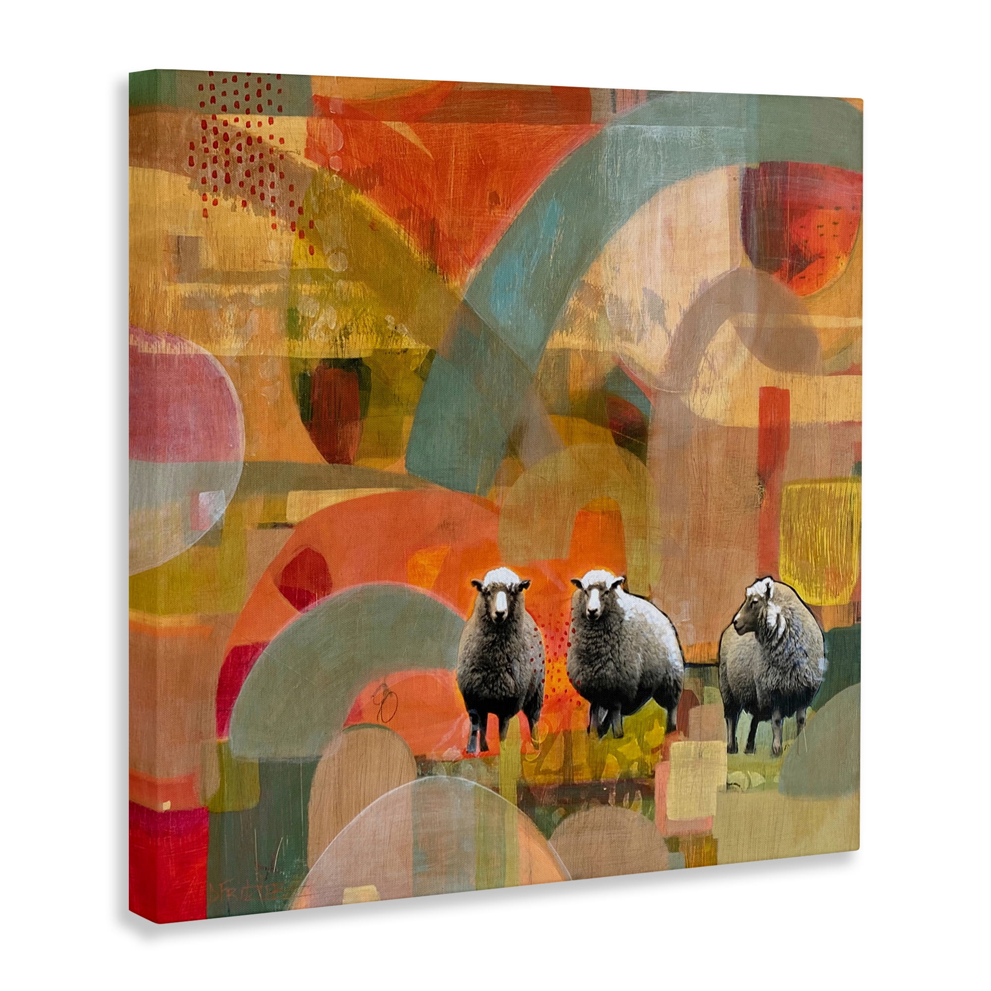 Stupell Industries Counting In My Sheep Canvas Wall Art, design by Dianna Fritzler