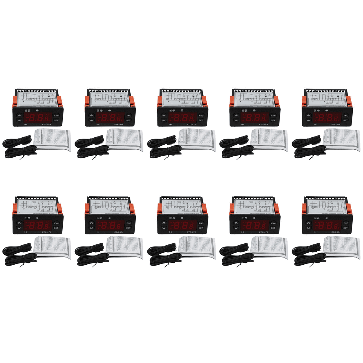 10X ETC974 Digital Temperature Controller Thermostats