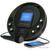 "Electrohome Karaoke Machine Portable Speaker System CD+G/MP3+G Player with 3.5"" Video Screen, 2 Microphone Connections"