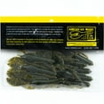 thumbnail image 3 of NetBait Paca Slim 3.5" Green Pumpkin, 9pc Crawfish Freshwater Fishing Soft Baits, 3 of 5