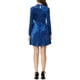 thumbnail image 3 of INSPIRE CHIC Vestido de Mujer de Terciopelo con Gargantilla de Cuello de Manga Larga Cintura Alta Vestidos Mini A-Line M Azul Real, 3 of 5