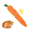 29.5in, variant on No Stuffing Dog Toys, Giant Carrot Dog Toy - Calming Squeaks Stuffless Toy, 29 in Soft Crinkle Plush for Large Medium Small Dogs